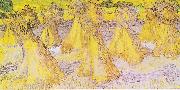 Vincent Van Gogh Field with sheaves of grain Spain oil painting artist